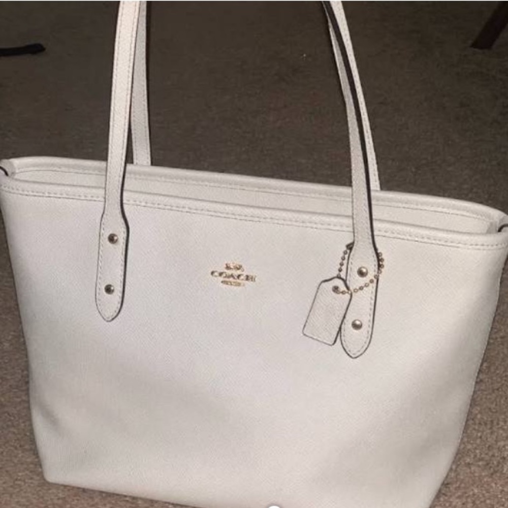 White coach purse